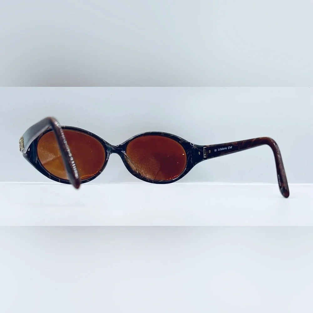 Liz Claiborne L507S Brown Oval Sunglasses Frames Only - Picture 5 of 8